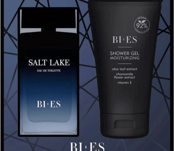 Bi-Es Salt Lake dárková sada pro muže – parfémovaná voda a sprchový gel