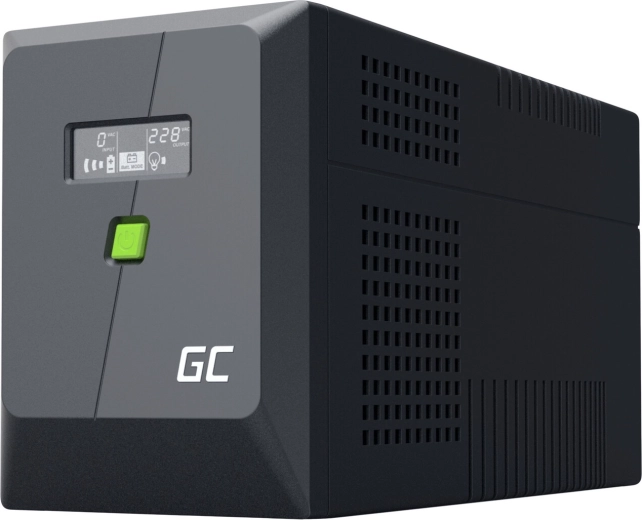 Záložní zdroj UPS Green Cell PowerProof 1500 VA 900 W s LCD displejem