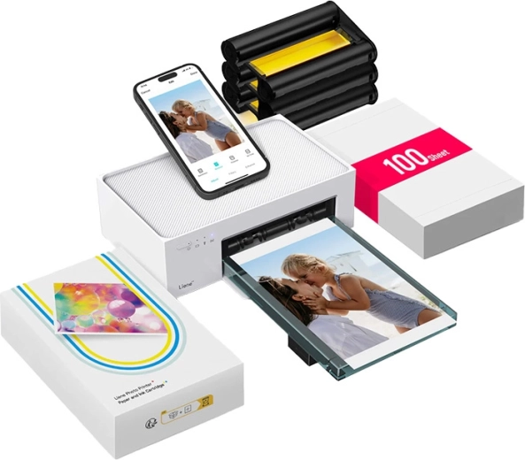 Přenosná fototiskárna Liene Amber M100 10x15 cm