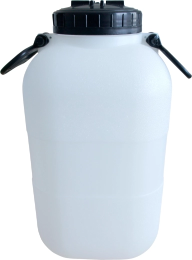 Plastový barel 15 l se šroubovacím víkem a dvěma uchy