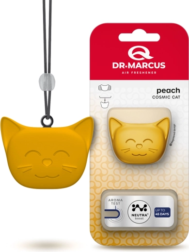 Dr. Marcus Cosmic Cat osvěžovač vzduchu do auta Broskev