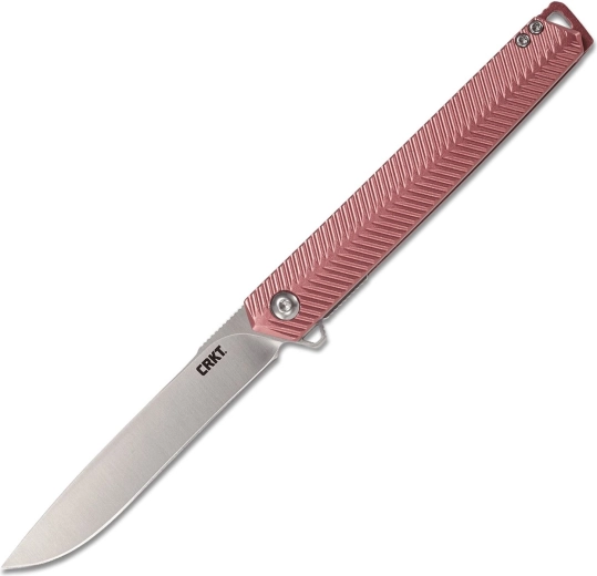 CRKT Stylus kapesní nůž 8,7 cm, vínově červený hliník