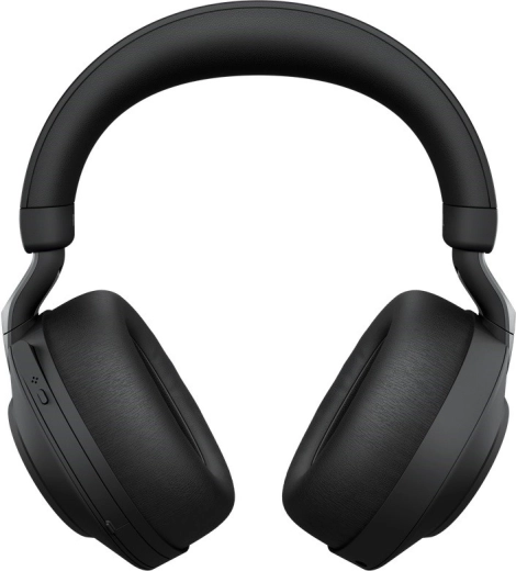 Jabra Evolve2 85 UC bezdrátová náhlavní sluchátka se stojánkem a USB adaptérem Link 380a, černá