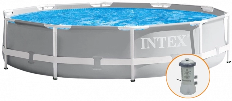 Kruhový nadzemní bazén s filtrací INTEX Prism Frame 305 × 76 cm