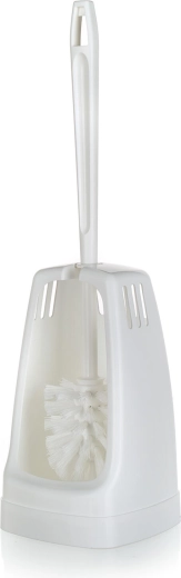 WC souprava s držákem, čtvercová, bílá