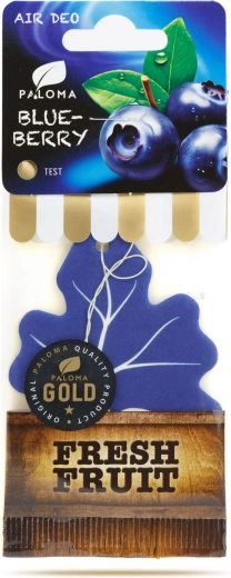 Osvěžovač vzduchu do auta Paloma Gold Fresh Fruit Blueberry