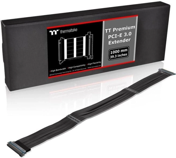 Thermaltake premium riser kabel PCIe 3.0 x16 1000 mm