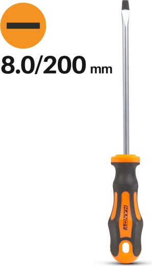 Plochý šroubovák 8,0 × 200 mm