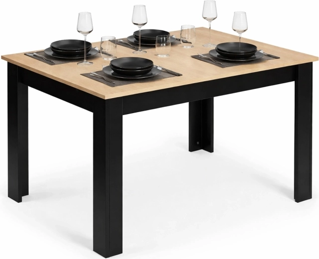 jídelní stůl pro 4 osoby 120 × 80 cm sonoma dub modernhome