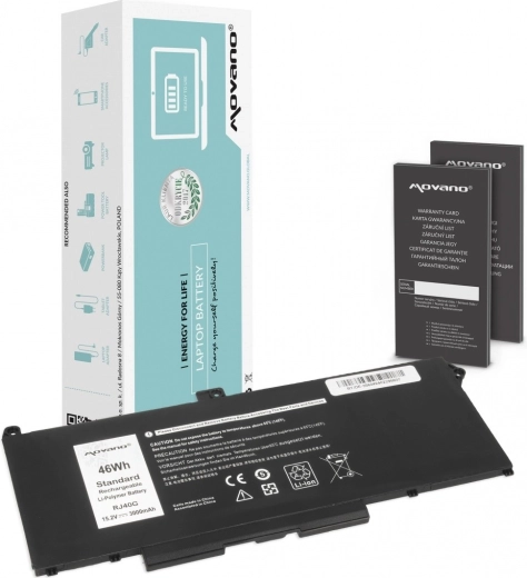 Movano baterie pro Dell Latitude 5520/5420 a Precision 3560 (46 Wh, 3000 mAh)