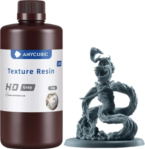 Anycubic texture resin hd šedá