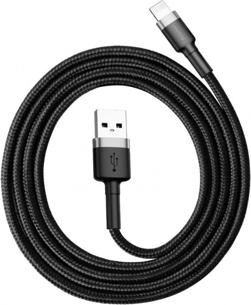 Baseus Cafule USB–Lightning kabel 0,5 m 2,4 A (šedo‑černý)