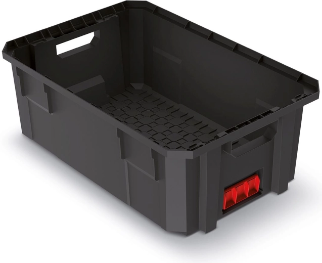 Modulární přepravní box X-Block Pro, 544 × 362 × 200 mm, černý