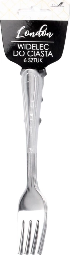 Sada 6 vidliček na dort London