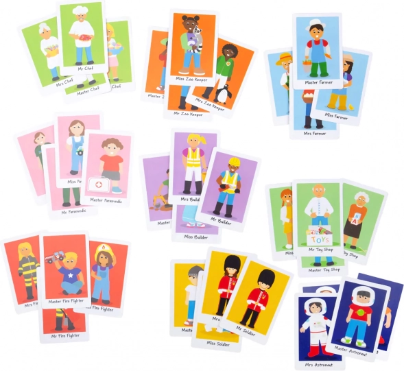 Bigjigs Toys pexeso a karetní hra Fantasy