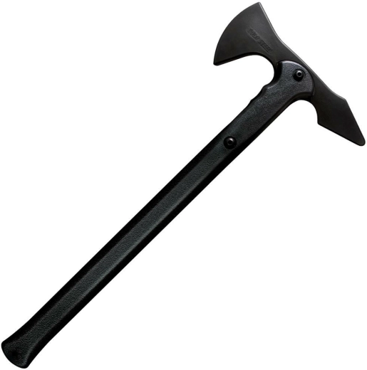 Tréninkový tomahawk Cold Steel Trench Hawk Trainer, santoprén, 450 g, černý