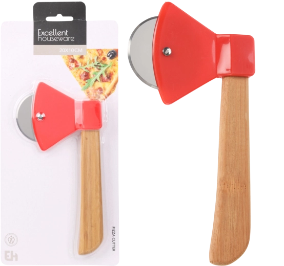 Rádýlko na pizzu ve tvaru sekery