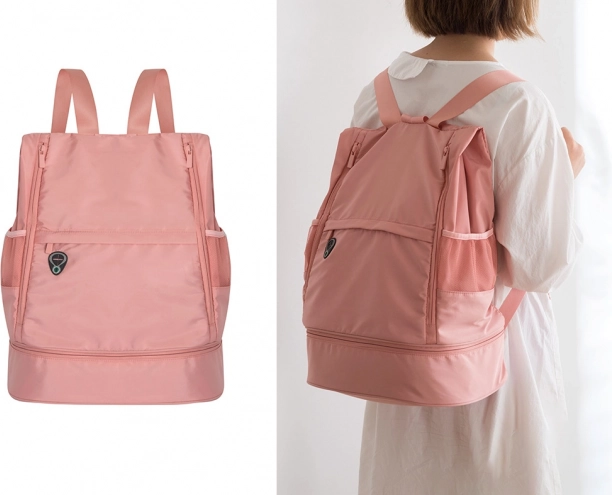 Cestovní turistický batoh do kabiny – růžový