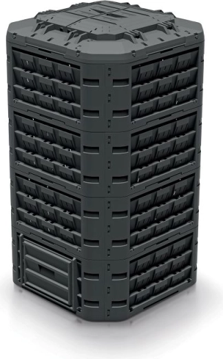 Zahradní kompostér Compogreen Vario 1250 l – černý