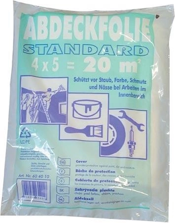 Zakrývací fólie 4 × 5 m, 7 µm