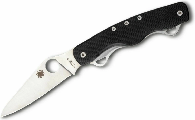 Kapesní nůž Spyderco ClipiTool Standard G10, 8,9 cm, černý, 2 přídavné čepele