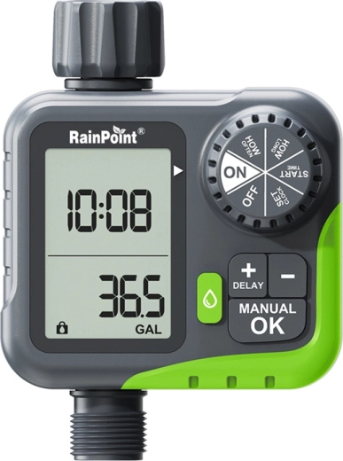 RainPoint zavlažovací ovladač s měřičem spotřeby vody