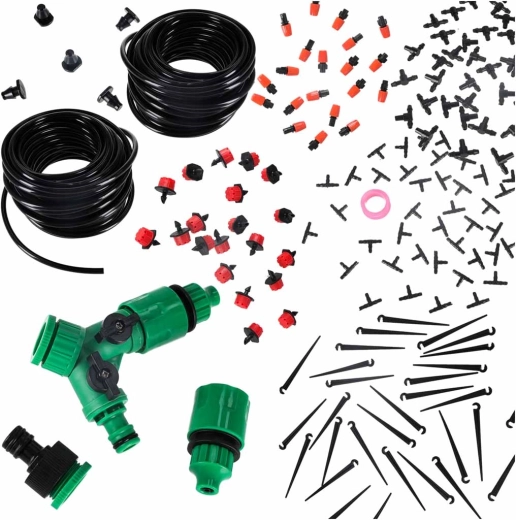 Zahradní zamlžovací a kapkový zavlažovací set 25 m LUARO