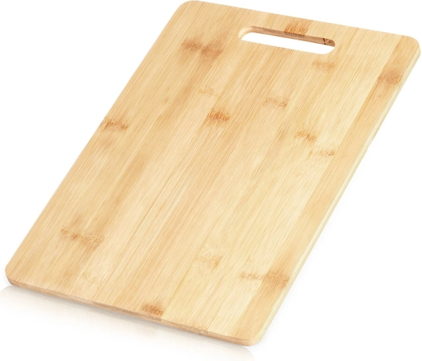 Bambusové prkénko na krájení s úchytem 35,5 × 25,5 cm