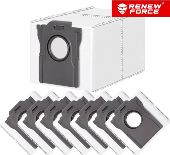Renew Force sáčky do vyprazdňovací stanice pro robotický vysavač (12 ks) kompatibilní s Dreame a Xiaomi