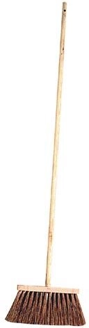 Chodníkové koště s násadou 120 cm, PVC vlákna 12 cm, 25 × 6 cm