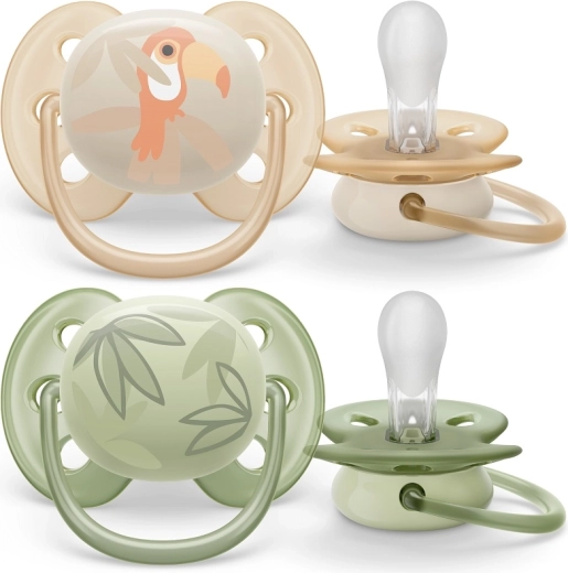Philips Avent šidítko Ultrasoft Premium zvířátko 0–6 m, 2 ks