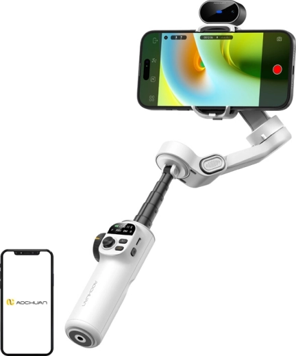 AOCHUAN X2 stabilizátor na smartphone s AI senzorem bílý