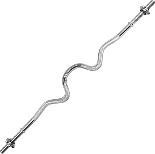 Silně lomená osa na činky 120 cm, 30 mm HMS