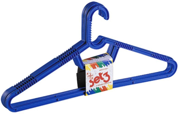 Plastová ramínka HEIDRUN, sada 3 ks