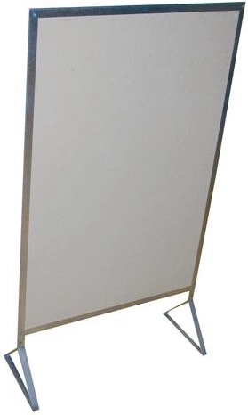 Zástěna za kamna NEFALIT se stojánkem 92 × 61 cm (750 °C)