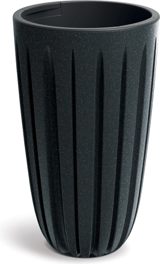 Květináč Wario Eco Wood 29 cm antracit