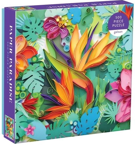 Puzzle GALISON Papírový ráj 500 dílků