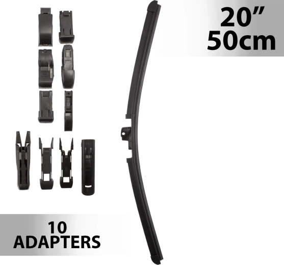 Stěrač Carguard 50 cm s 10 adaptéry