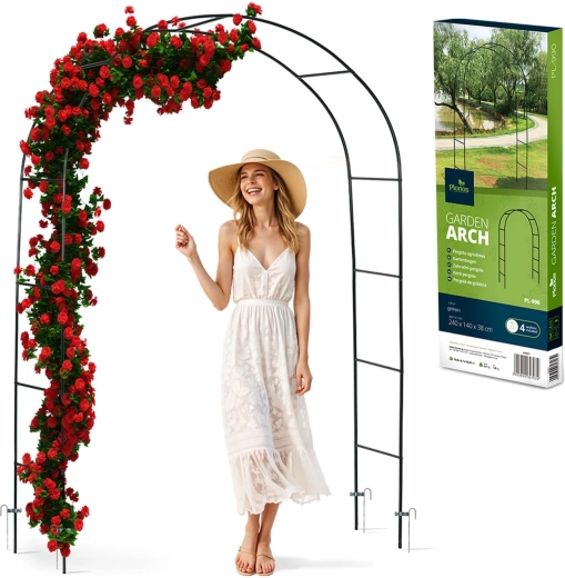 Zahradní kovová pergola oblouk 240 cm
