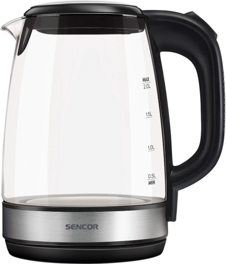 Sencor skleněná rychlovarná konvice 2 l