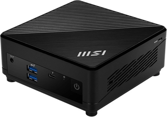 Mini PC MSI Cubi 5 bez OS s Intel Core 3 100U, UHD grafikou, Wi‑Fi a Bluetooth, černý