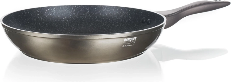 Hliníková pánev 28 cm s nepřilnavým povrchem METALLIC PLATINUM