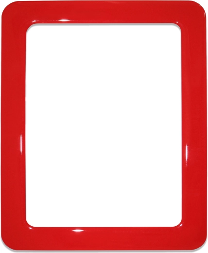 Magnetický samolepicí rámeček 19,0 × 23,8 cm – červený