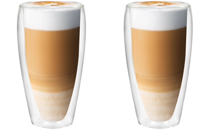 Termické sklenice s dvojitou stěnou 430 ml – sada 2 ks