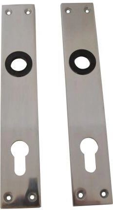 Hliníkový dveřní štít pro vložku 90 mm (1 pár)