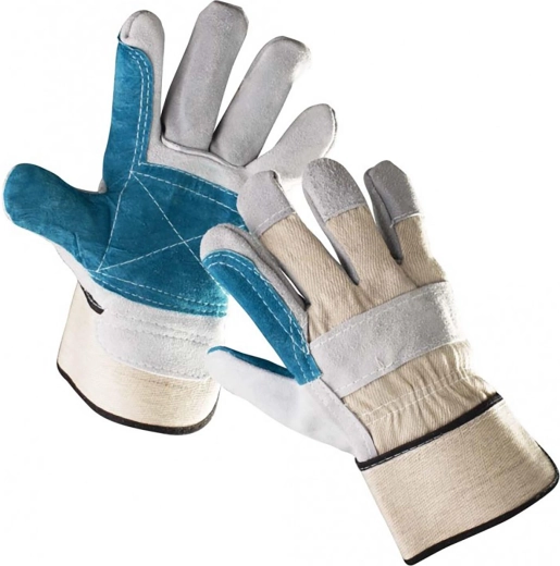 Pracovní rukavice z tkaniny a hovězí štípenky MAGPIE