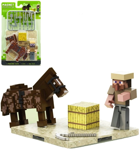 Magnet World 3D magnetická stavebnice rytíř a kůň