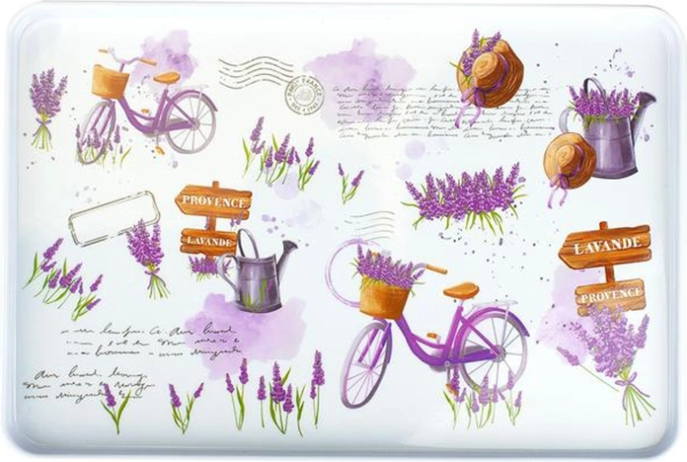 Servírovací podnos Obdélník Nová levandule 40,4 × 27,2 × 2,2 cm
