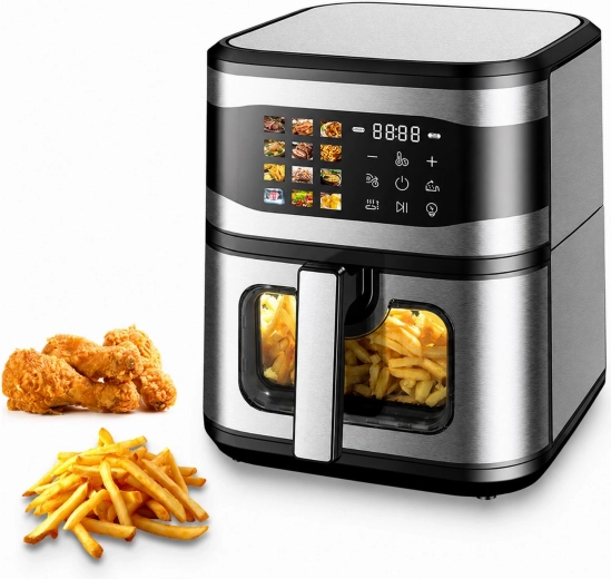 Horkovzdušná fritéza Air fryer 8 l 1700 w s 12 programy