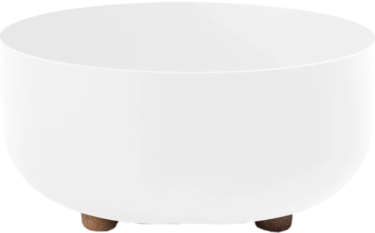 Mísa na květiny Sofia 30 cm bílá